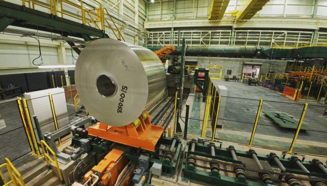 Novelis производит первую катушку на новом алюминиевом заводе в Алабаме