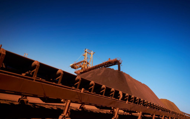 Производство железной руды в Западной Австралии.