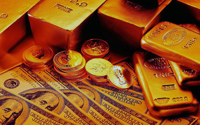 золото и доллар