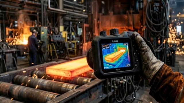 Тепловізійний контроль у металургії