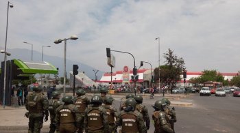 Протест в Сантьяго 