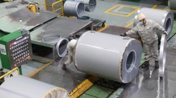 производственная линия Baoshan Iron and Steel Co Ltd в Шанхае