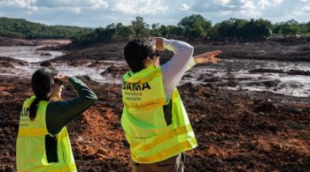 Последствия обрушения плотины  Vale в Брумардинью, Бразилия. 