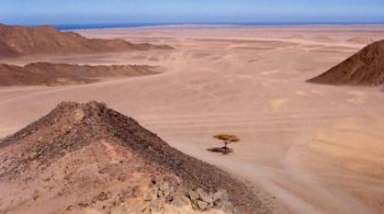 Восточная пустыня Египта на берегу Красного моря