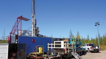 Буровая установка на проекте Tamarack в Миннесоте