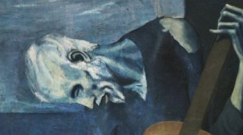 Старый гитарист из голубого периода Пикассо