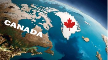 Канада находится ближе к Гренландии, чем Дания, и имеет общую сухопутную границу на острове Ганса